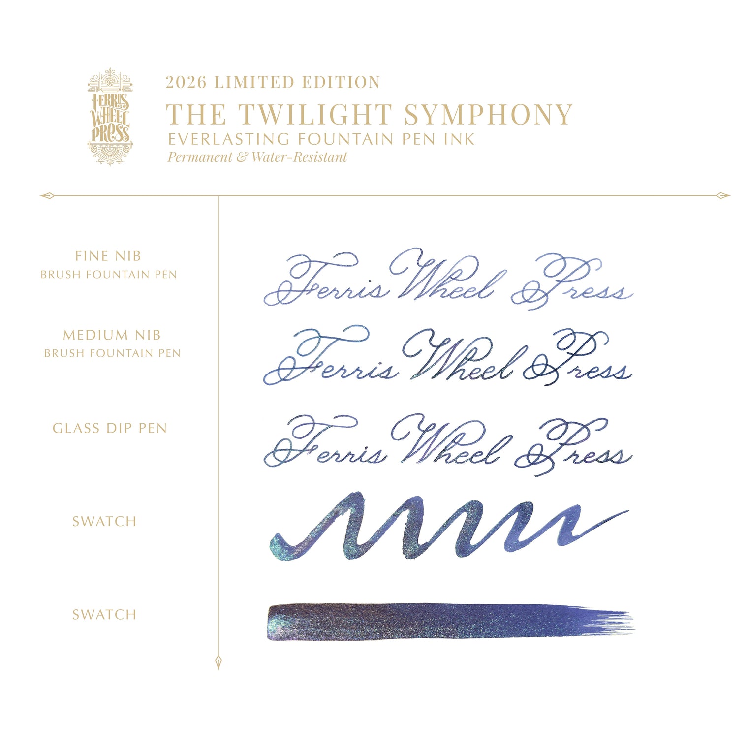 Limited Edition Fountain Pen Ink 20mL / Twilight Symphony - LE2626