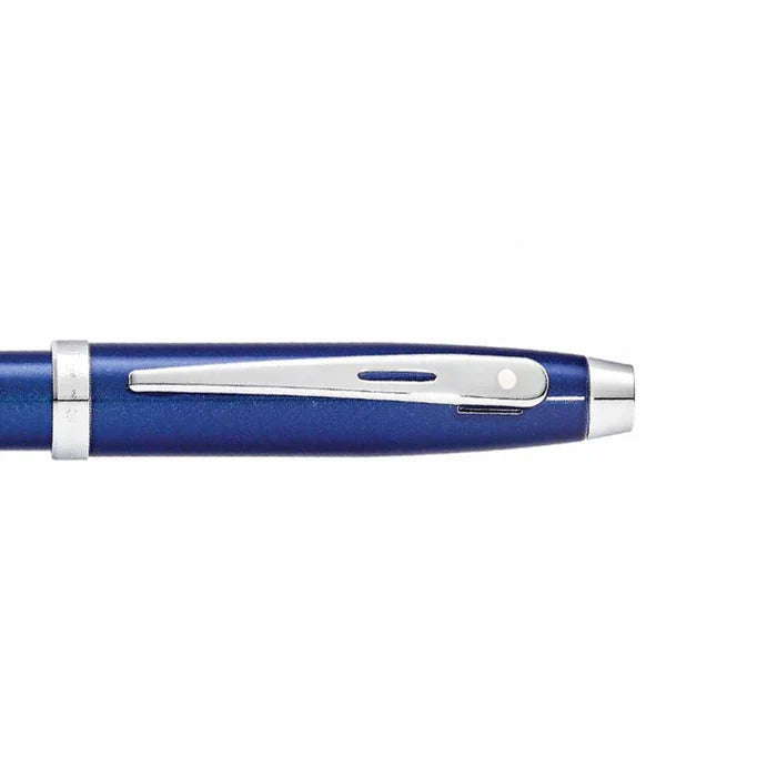 Sheaffer 100 Glossy Blue with Chrome Trims Ballpoint Pen