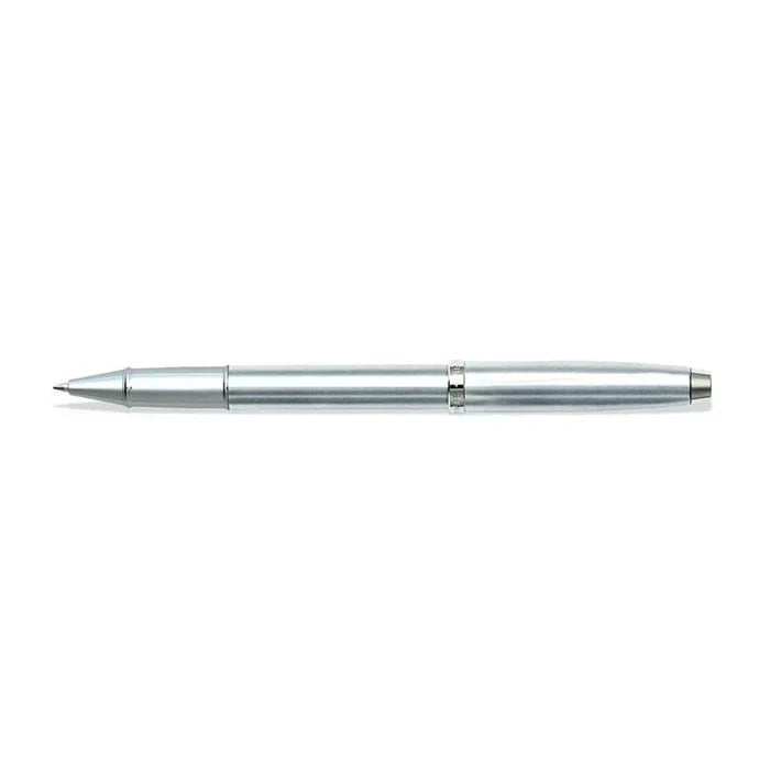 Sheaffer 100 Brushed Chrome With Shiny Chrome Trim Rollerball Pen