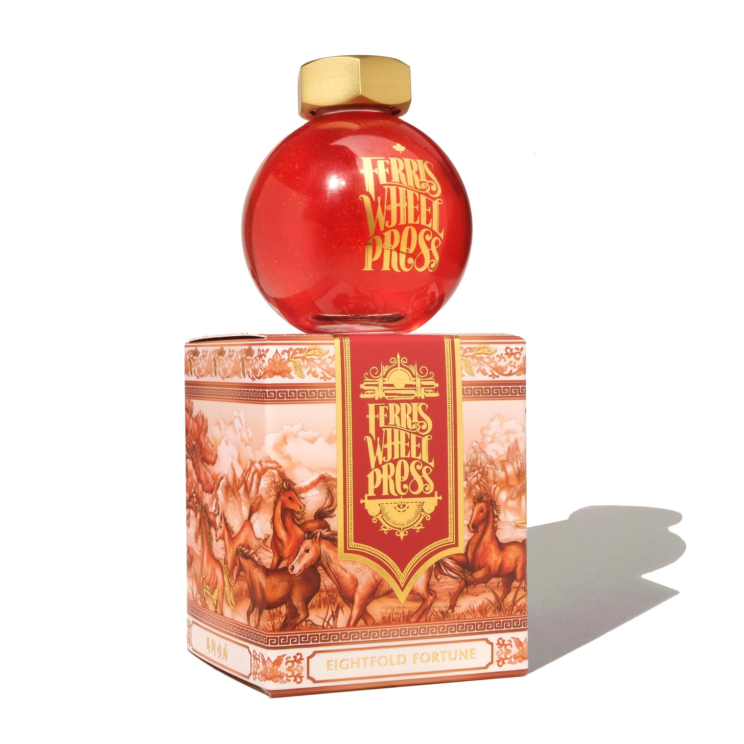 Lunar New Year Fountain Pen Ink 85mL / Fete Chinoise - Eightfold Fortune