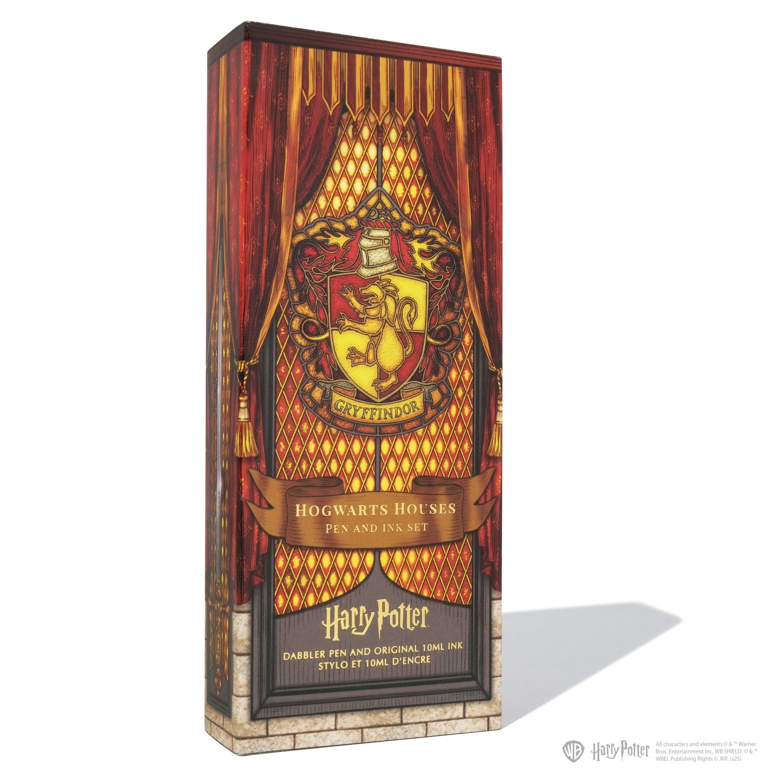WB Dabbler Pen Kit Set - Pen and 10mL Ink Writing Set, Gryffindor