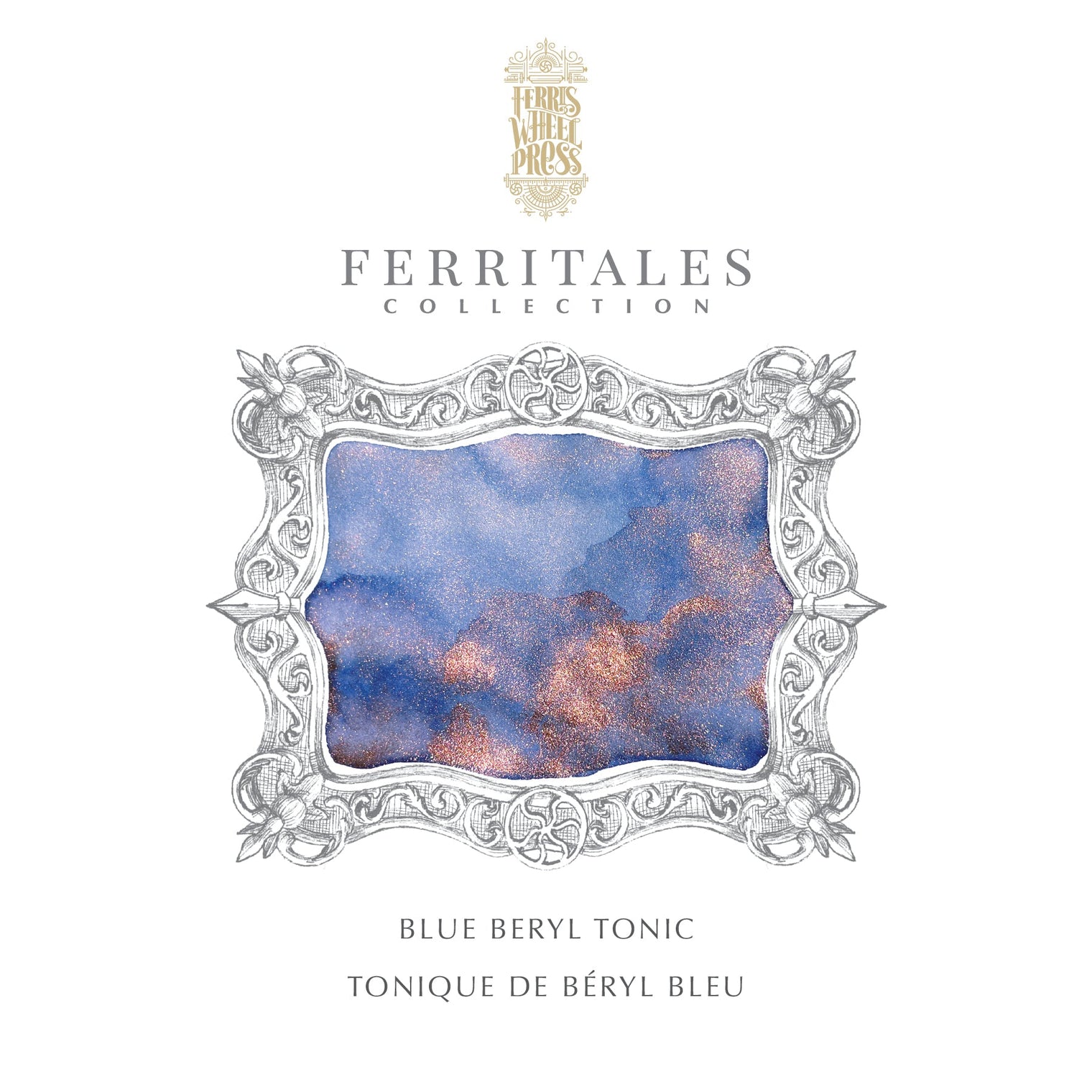 Ferritales Fountain Pen Ink 20mL / Blue Beryl Tonic - BBT