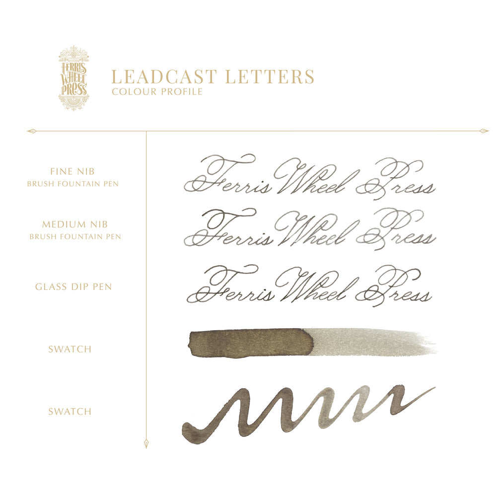 Leadcast Letters Ink (38 ml)