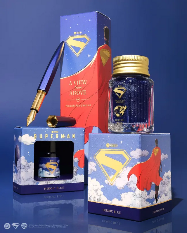 Superman x Ferris Wheel Press: Pen & Ink Sets
