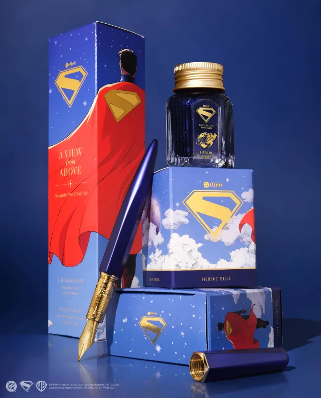 Superman x Ferris Wheel Press: Pen & Ink Sets