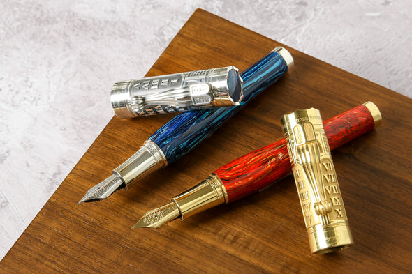 limited edition fountain pens from Montegrappa, Aurora, Esterbrook and Pininfarina.