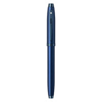 Sheaffer® 100 9371 Satin Blue Fountain Pen With PVD Blue Trim - Medium
