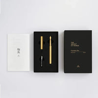STAT-49 Classic Black Fountain pen Brass - F