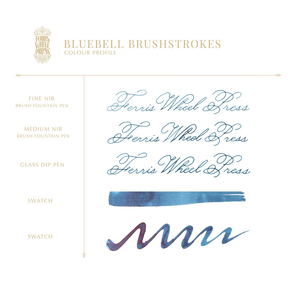 Bluebell Brushstrokes Ink (38 ml)
