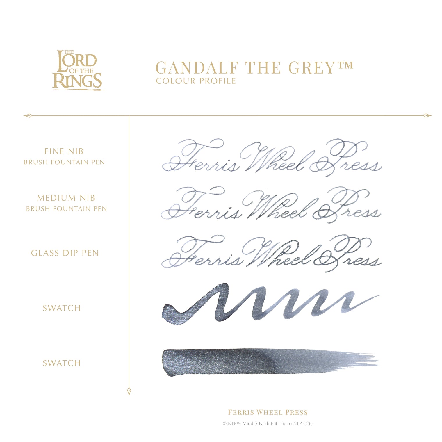 Gandalf the Grey Signature Ink