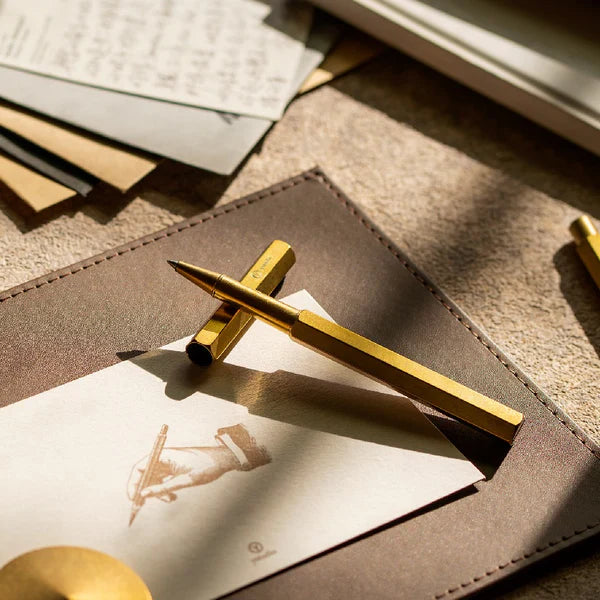 STAT-02 Classic - Brass, Copper Rollerball Pen