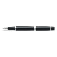 Sheaffer 300 Glossy Black Fountain Pen With Chrome Trims - Medium