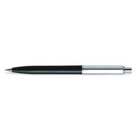 Sheaffer Sentinel Black and Chrome Ballpoint Pen With Chrome Trims