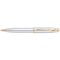 Sheaffer 100 Chrome with Gold Trims Ballpoint Pen
