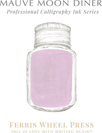 Ferris Wheel Press, Calligraphy Ink, Opaque Light Mauve, 28ml