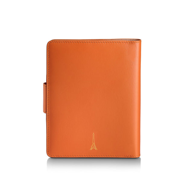 Sheaffer EIP Full-Grain Leather Passport Case with Pen Loop - Orange