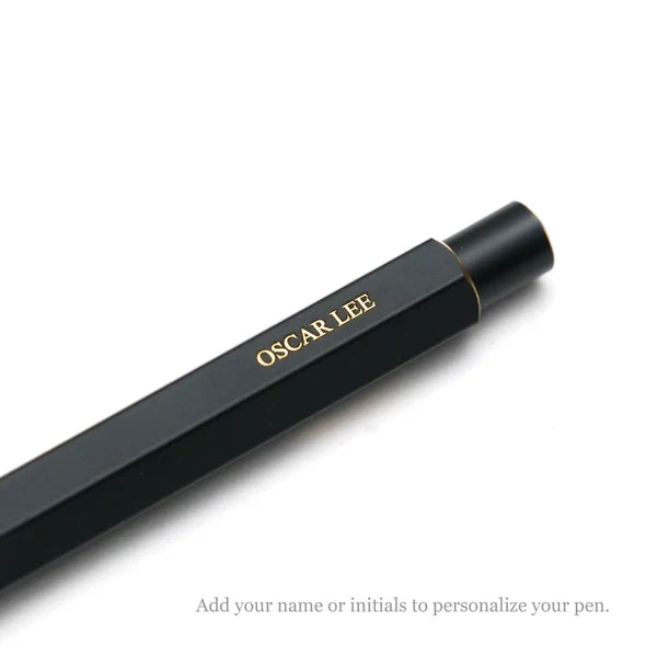 STAT-20 Brassing - Black Brass Portable Fountain Pen (F nib)