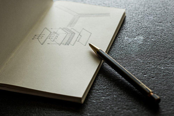 STAT-09 Brassing - Brass Ballpoint Pen