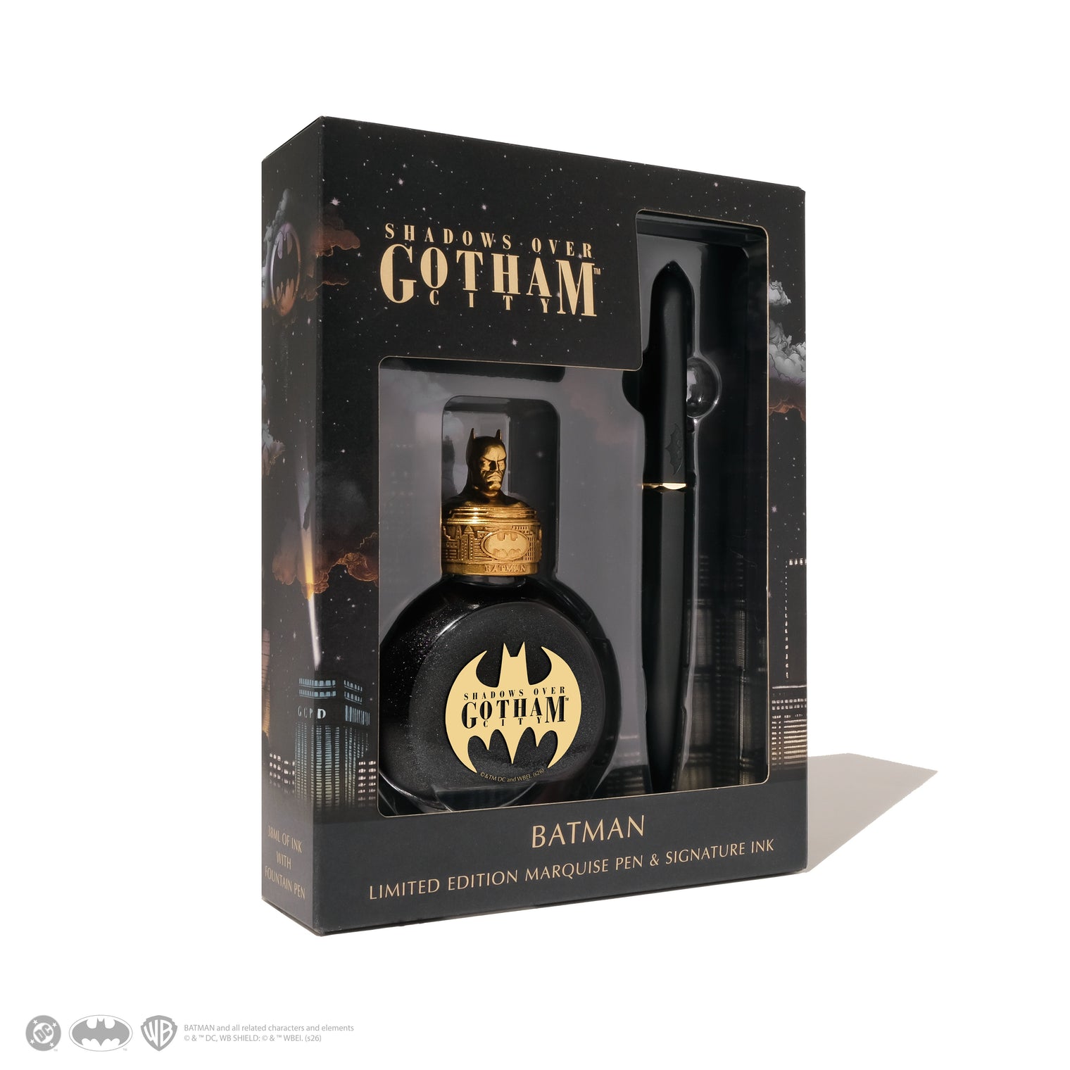 Batman Marquise Pen and 38ml Ink Set
