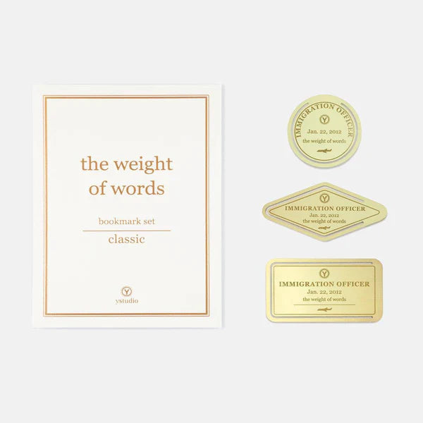 STAT-23 Classic - Brass Bookmark