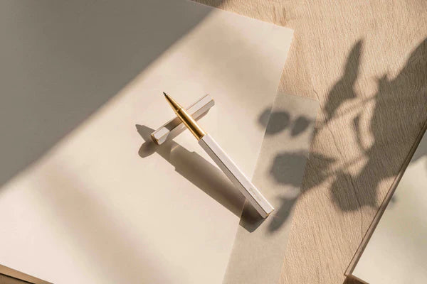YStudio -Classic Revolve-Rollerball Pen(White)