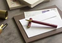 Resin & Brass - Rollerball Pen (RED)