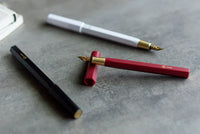 Resin & Brass - Fountain Pen (RED) (M nib)