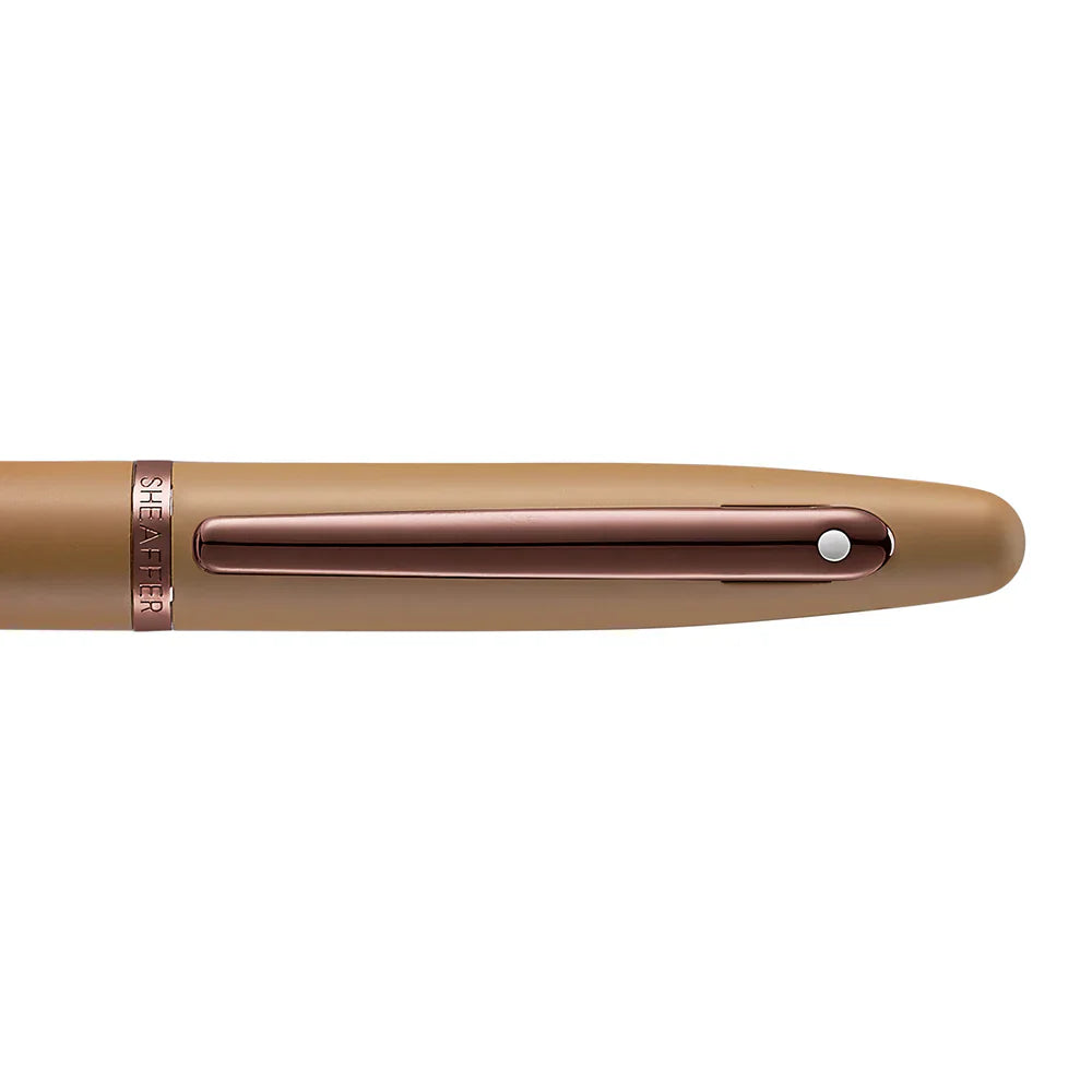 Sheaffer® VFM 9428 Coffee Edition Matt Brown Fountain Pen with Regal Brown PVD Trims