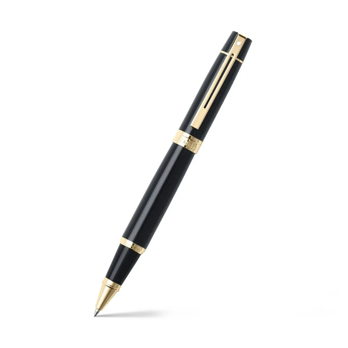 Sheaffer® Gift Set ft. Glossy Black S300 9325 with Gold Tone Trim as Set of 2 pens -  Rollerball Pen & Fountain pen (M)