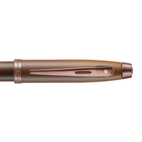 Sheaffer® 100 9374 Coffee Edition Matt Brown Rollerball Pen with Regal Brown PVD Trims