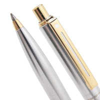 Sheaffer® Sentinel 325 Brushed Chrome Ballpoint pen with Gold Tone Trim