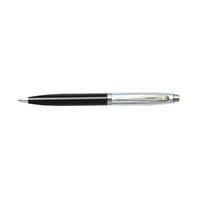 Sheaffer Gift Set ft. Glossy Black S100 9313 Ballpoint Pen with Chrome Trim and Medium Notebook