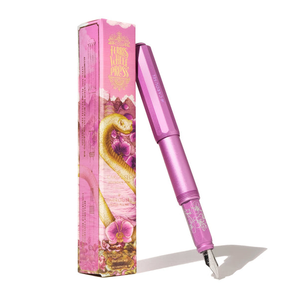 Serpentine Blooms - Carousel Fountain Pen