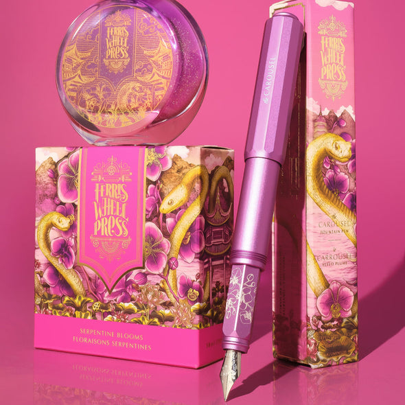 Serpentine Blooms - Carousel Fountain Pen