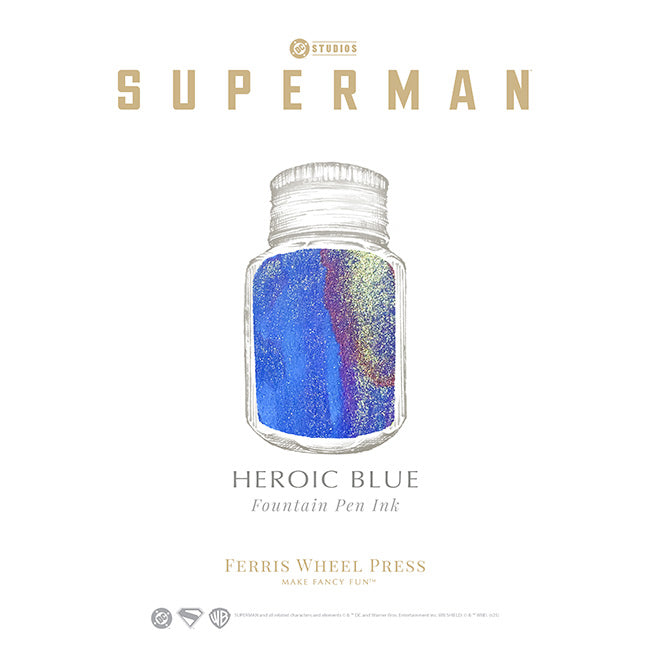 Superman x Ferris Wheel Press: Heroic Blue Ink
