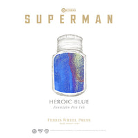 Superman x Ferris Wheel Press: Heroic Blue Ink