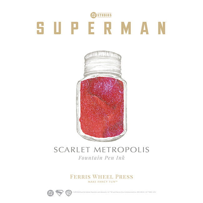 Superman x Ferris Wheel Press: Scarlet Metropolis Ink