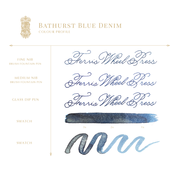 Bathurst Blue Denim Ink (38 ml)