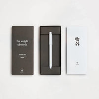 Resin & Brass - Fountain Pen (BLACK) (F nib)