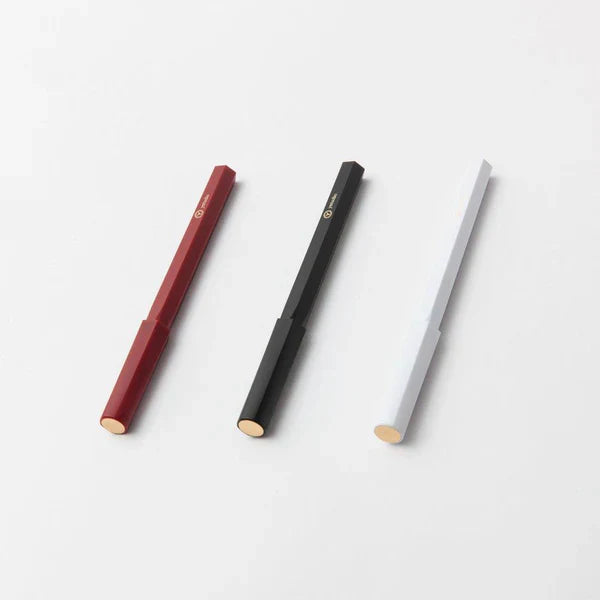 Resin & Brass - Fountain Pen (BLACK) (F nib)