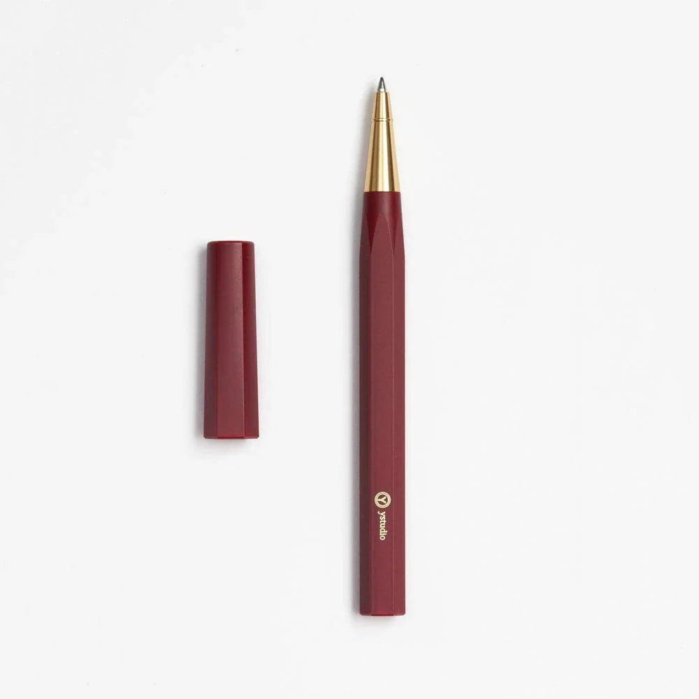Resin & Brass - Rollerball Pen (RED)