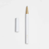 Resin & Brass - Rollerball Pen (WHITE)