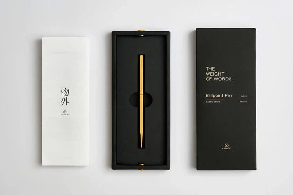 STAT-05 Classic - Brass, Copper Ballpoint Pen (slim)