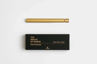 STAT-58 Classic Reflect Brass Lead Pencil Lead Box