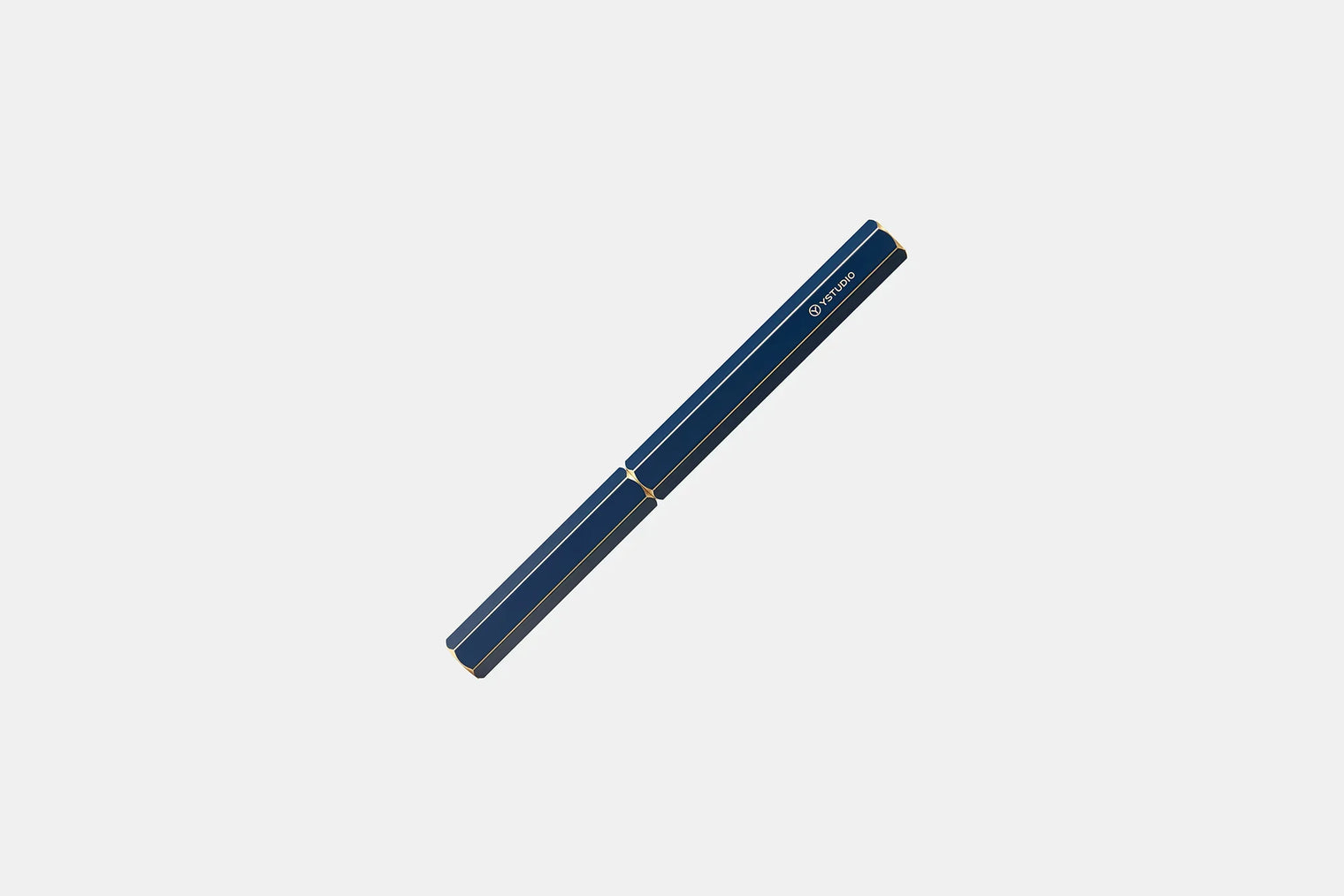 STAT-46 Classic Blue Fountain pen Brass - M
