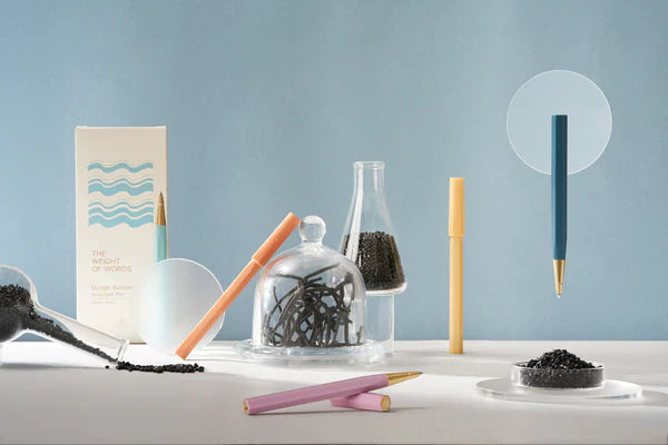 STAT-97 Glamour Evolve-Ocean Sustainable Rollerball Pen - Sky Blue