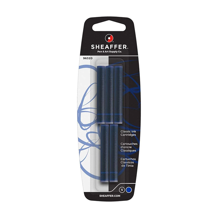 Sheaffer Fountain Pen Ink Cartridges Blue - Pack of Five (96320)