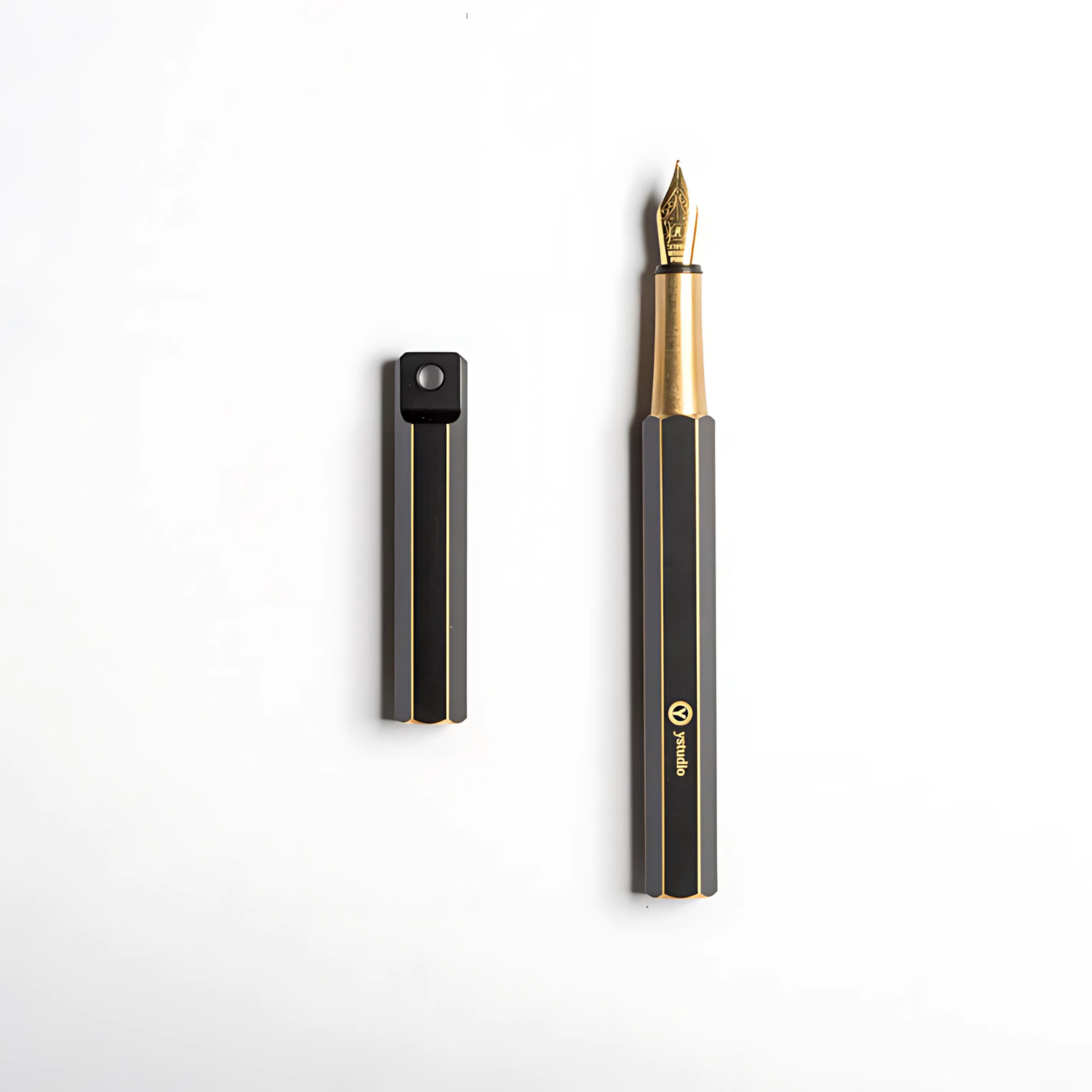 Portable Brass Fountain Pen