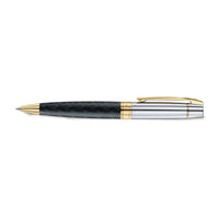 Sheaffer - 300 Engraved Matt Black Barrel And Shiny Chrome Cap,PVD Gold Trims BP