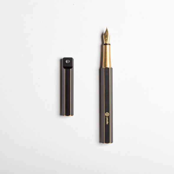 ystudio STAT-19/20 Brassing – Portable Fountain Pen